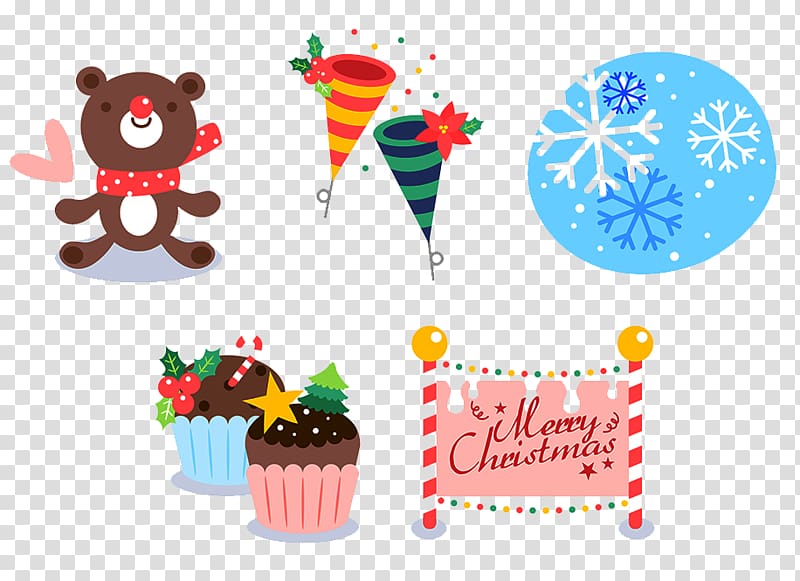 Christmas gift Illustration, Christmas elemental design transparent background PNG clipart