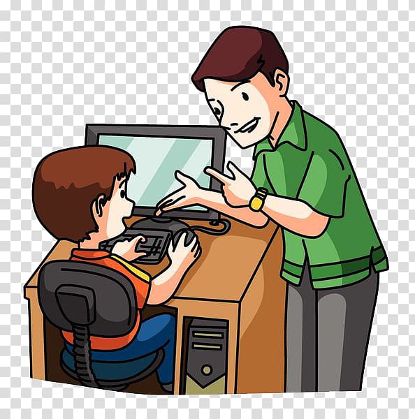 Laptop Computer , Children learning computer transparent background PNG clipart