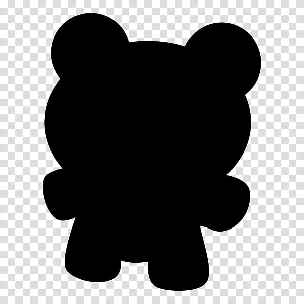 Teddy bear White Black M , bear transparent background PNG clipart