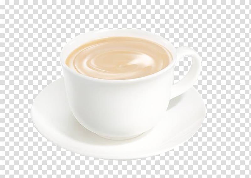 White coffee Cappuccino Ristretto Latte Cuban espresso, Milk tea tribute transparent background PNG clipart