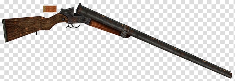 Gun barrel Fallout 3 Double-barreled shotgun Firearm, barreled transparent background PNG clipart