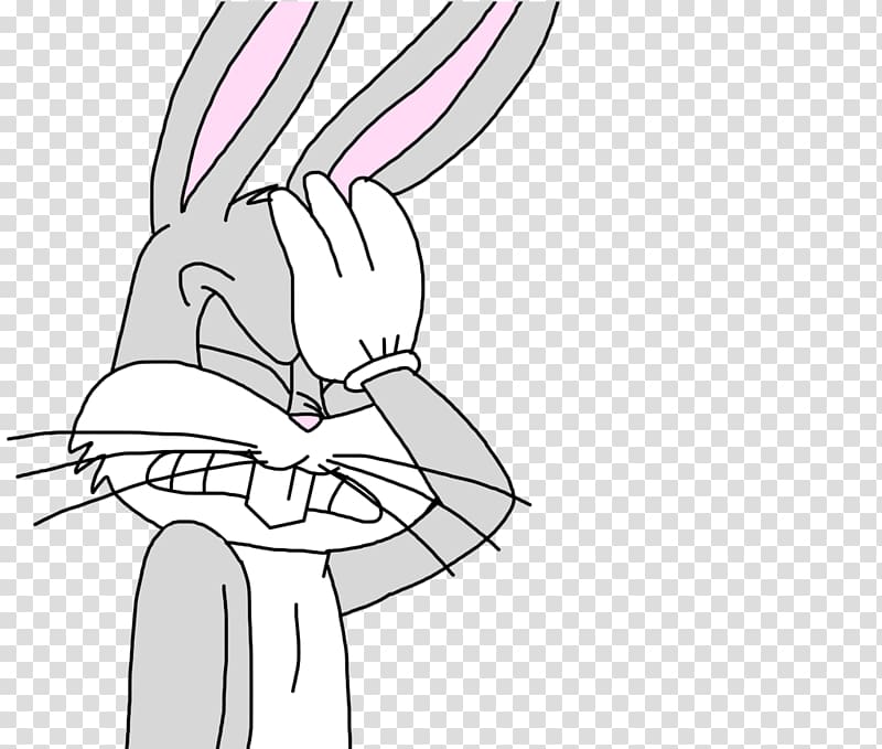 Bugs Bunny Jean-Luc Picard Facepalm , facepalm transparent background PNG clipart