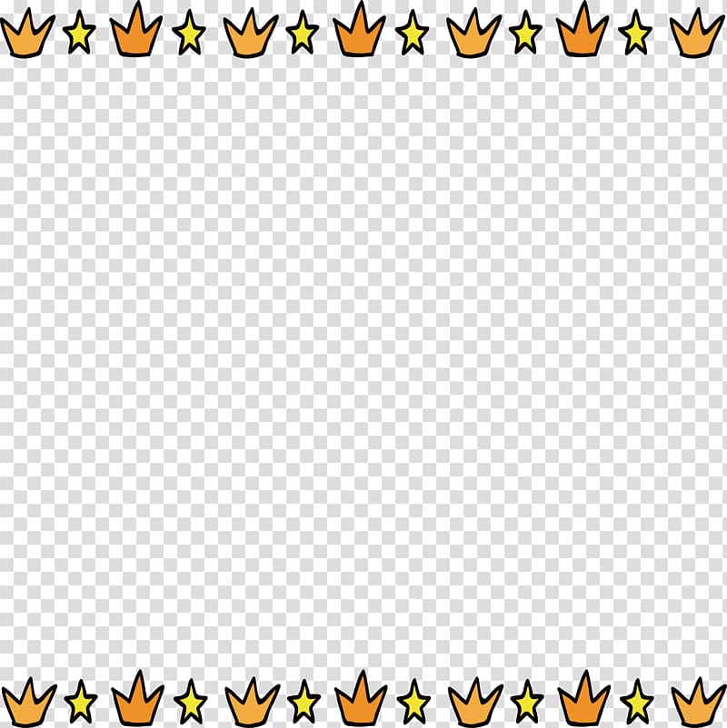 , Hand painted small crown border transparent background PNG clipart