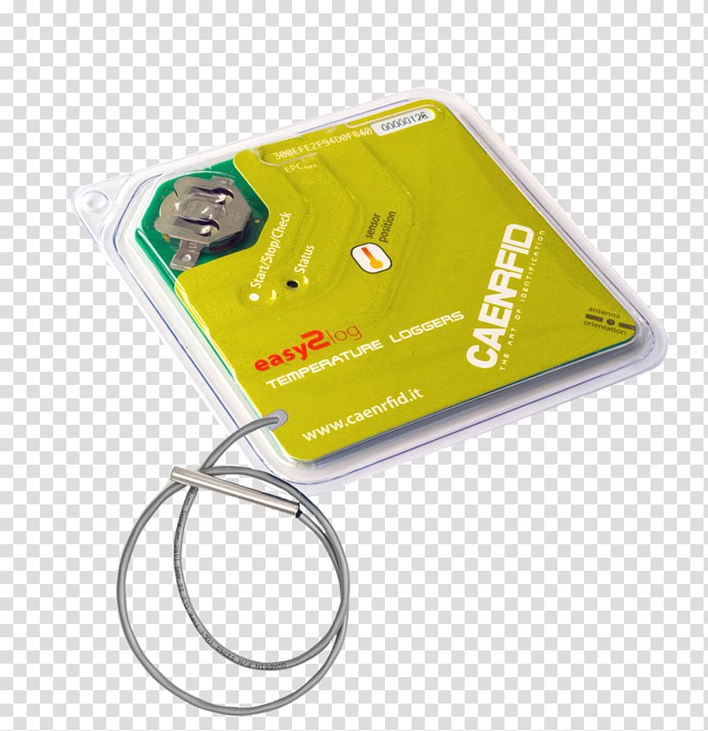 Radio-frequency identification Tag Temperature data logger Ultra high frequency, tag transparent background PNG clipart