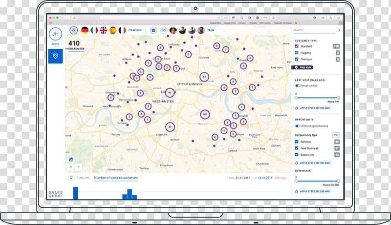 Map Analytics Customer relationship management Computer program Salesforce.com, map transparent background PNG clipart