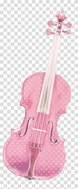 Violin Cello Viola, Pink Violin transparent background PNG clipart