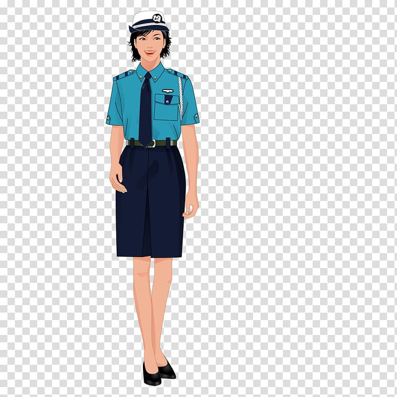 Police officer Computer file, Female police elements transparent background PNG clipart
