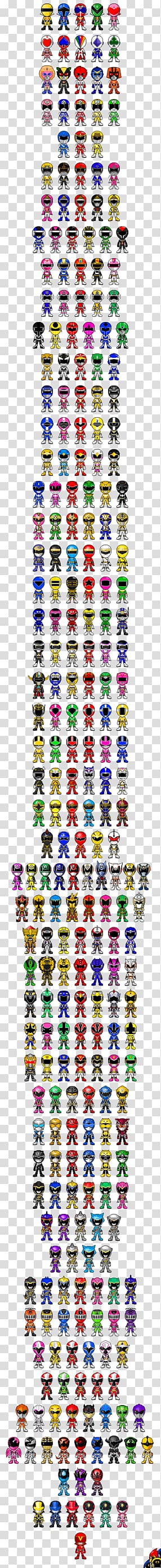 Super Sentai Pixel art Digital art, power rangers drawing transparent background PNG clipart