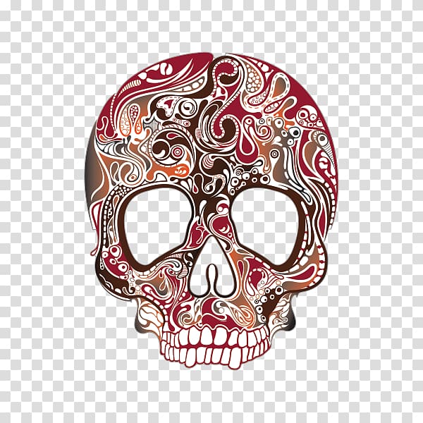 Calavera Sticker Decal Label Skull, skull transparent background PNG clipart
