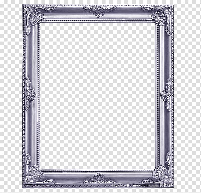 rectangular gray frame , frame Vecteur, Silver frame transparent background PNG clipart