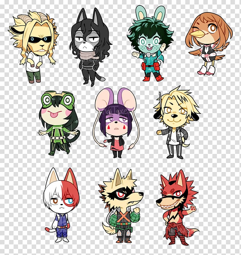 Katsuki Bakugou My Hero Academia Animal Crossing All Might, Shouto Todoroki transparent background PNG clipart