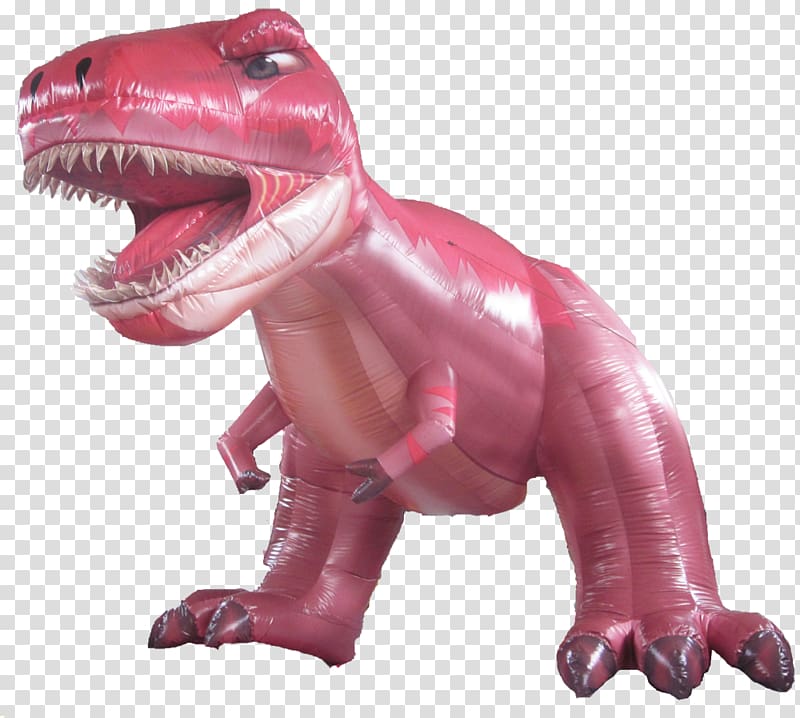 Tyrannosaurus Pink M Inflatable Figurine RTV Pink, inflatable dragon transparent background PNG clipart