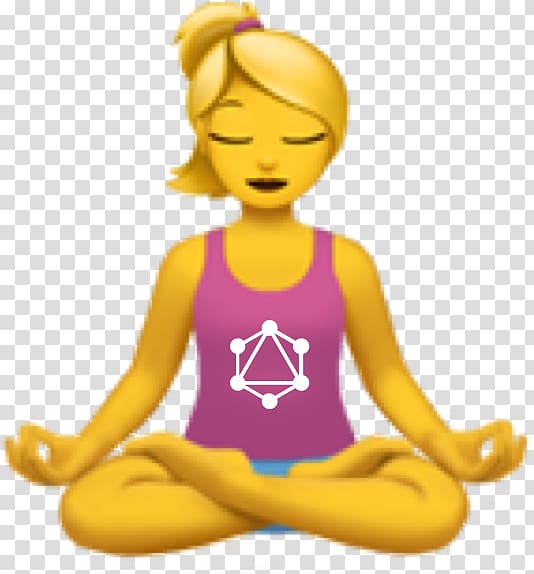 female making yoga pose emoji illustration, Emoji domain Yoga Lotus position, experience yoga classes transparent background PNG clipart