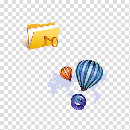 Directory Balloon Icon, Business folder hot air balloon icon transparent background PNG clipart