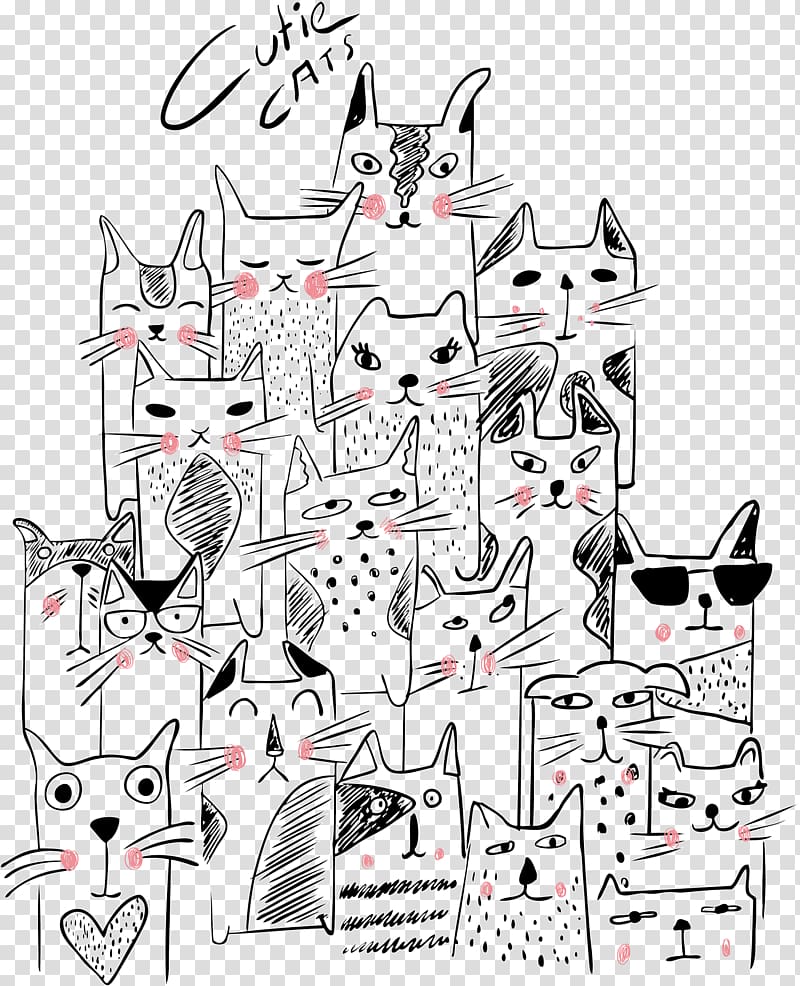 cats , Cat Kitten Cuteness Illustration, kitten background transparent background PNG clipart
