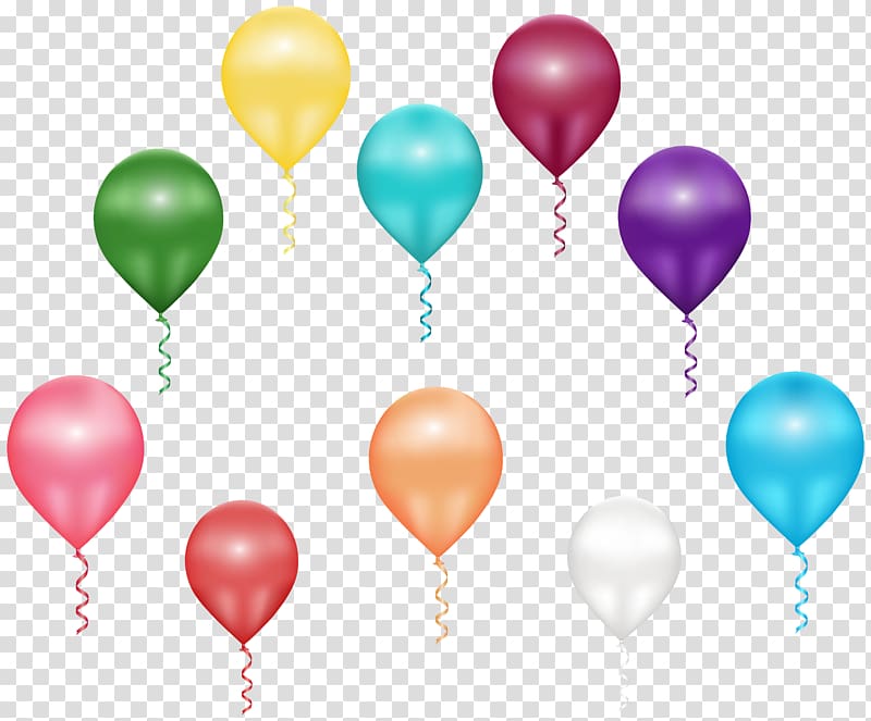 assorted-color party balloons illustration, Hot air balloon Flight , Flying Balloons transparent background PNG clipart