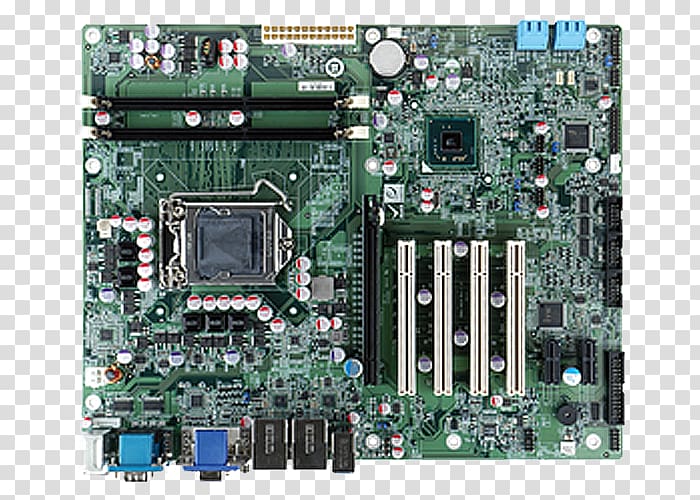 Intel LGA 1155 Motherboard Celeron ATX, intel transparent background PNG clipart