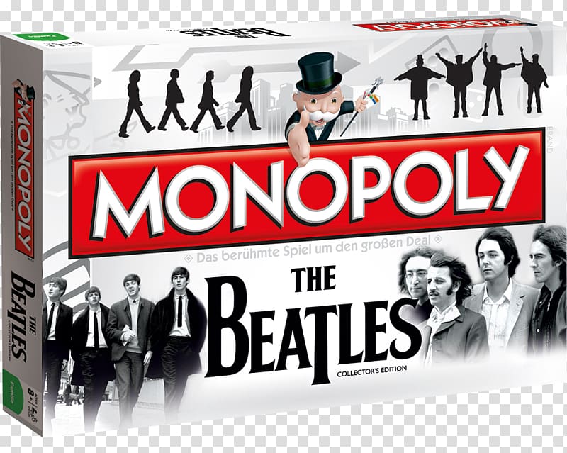 Monopoly: The Mega Edition The Beatles Board game Trivial Pursuit, beatles transparent background PNG clipart