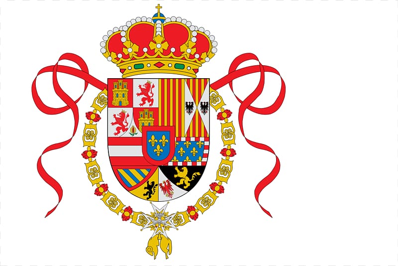 Bourbon Spain Flag of Spain Spanish Empire, usa gerb transparent background PNG clipart