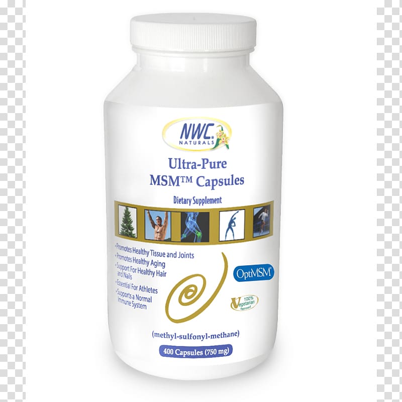 Dietary supplement Methylsulfonylmethane NWC Naturals Inc. Boulder Organics LLC, joint family transparent background PNG clipart