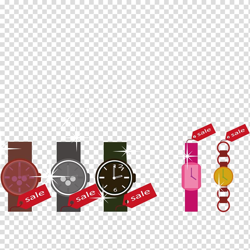 Logo Shop, Watch store transparent background PNG clipart