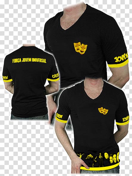Long-sleeved T-shirt Força Jovem Universal, Camisa brasil transparent background PNG clipart