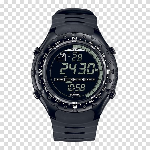 Watch Suunto Oy Suunto X-Lander Military Suunto 2430 Battery Kit X-Lander Military Strap Kit, weather instruments and their functions transparent background PNG clipart