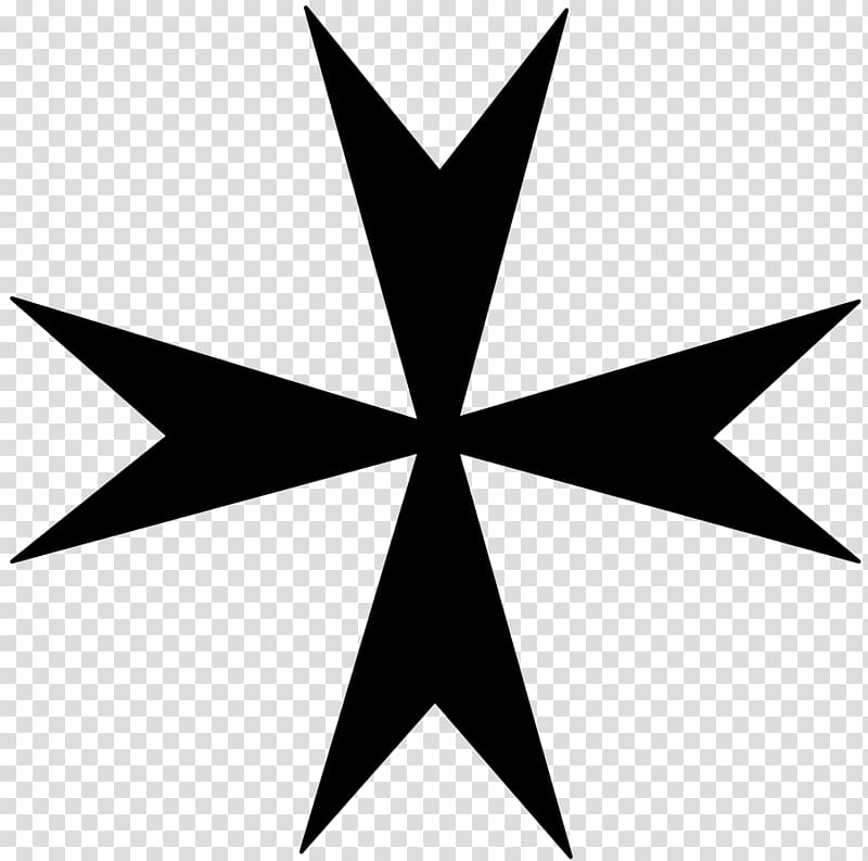 Malta Crusades Maltese cross Christian cross, line regiment transparent ...