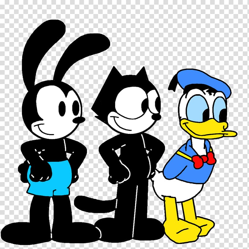 Mickey Mouse Oswald the Lucky Rabbit Donald Duck Felix the Cat Daisy Duck, mickey mouse transparent background PNG clipart