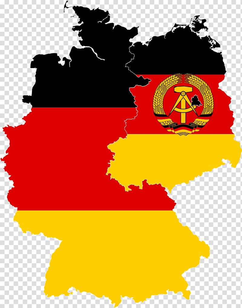 West Germany East Germany Flag of Germany Map, map transparent background PNG clipart