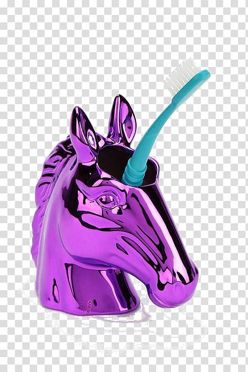 Toothbrush Unicorn Toothpaste Tooth brushing Bathroom, Toothbrush transparent background PNG clipart