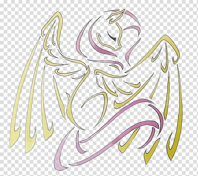 Fluttershy Pegasus Illustration, Pegasus transparent background PNG clipart