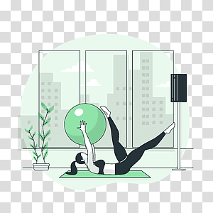 illustration, Pilates, exercise, sport, lifestyle, training, activity, balance, workout, flexible, fitness, gym, wellness, body balance transparent background PNG clipart thumbnail