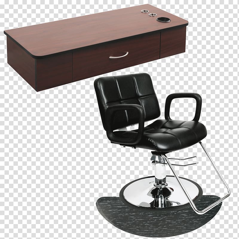 Office & Desk Chairs Barber chair Table, chair transparent background PNG clipart