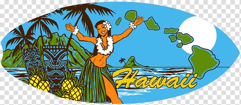 Hawaiian Aloha Beach Wood, hawaiian girl transparent background PNG clipart
