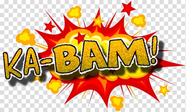 Cartoon Comics Comic book, bam transparent background PNG clipart