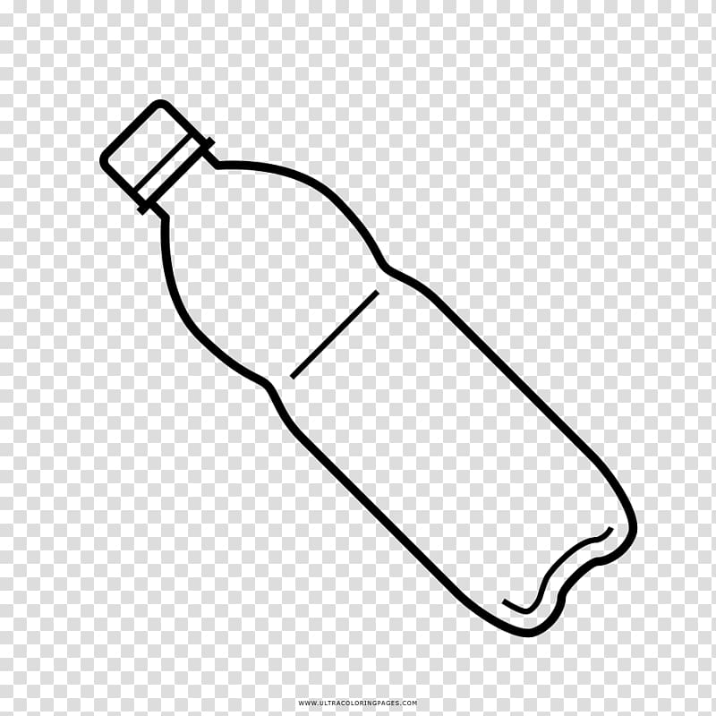 Drawing Bottle Coloring book Plastic, bottle transparent background PNG clipart