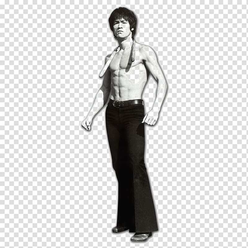 Nunchaku Standee Bruce Lee filmography Jeet Kune Do, bruce lee transparent background PNG clipart