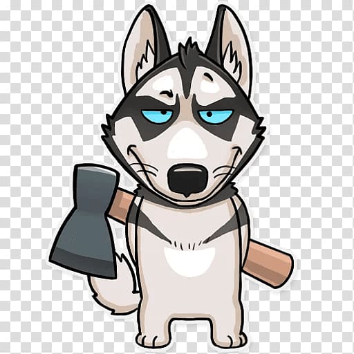 Siberian Husky Telegram Sticker Limited Liability Partnership Dog breed, others transparent background PNG clipart
