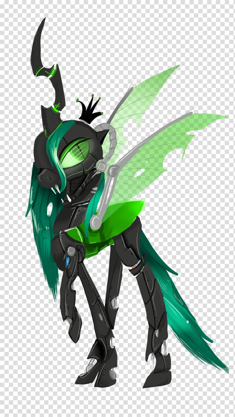 Queen Chrysalis Digital art Pony, robotic transparent background PNG clipart