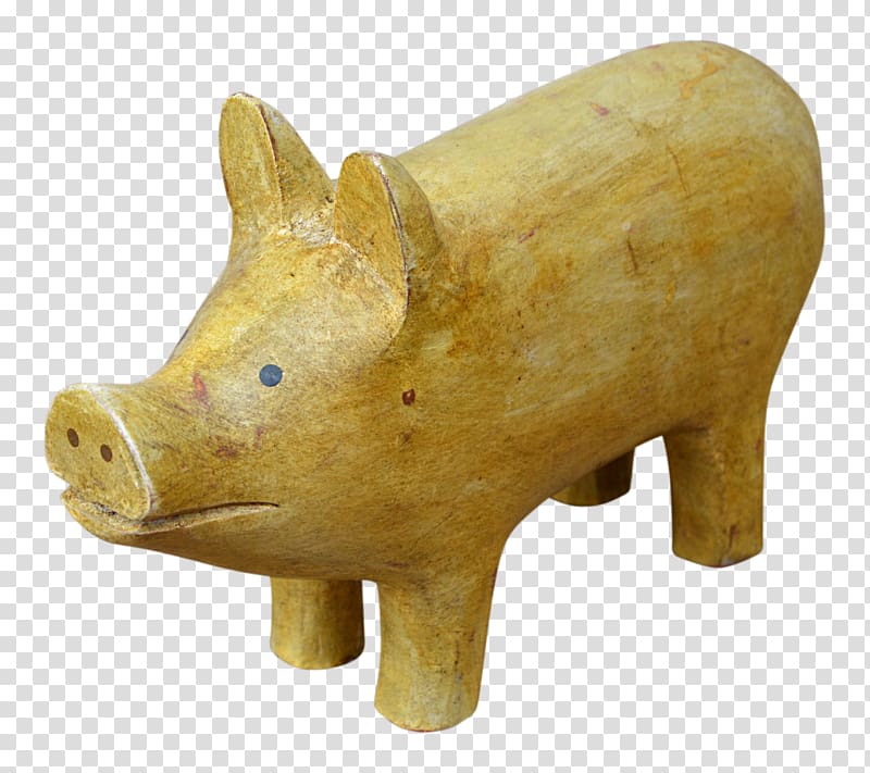Domestic pig Snout, carving craft product transparent background PNG clipart