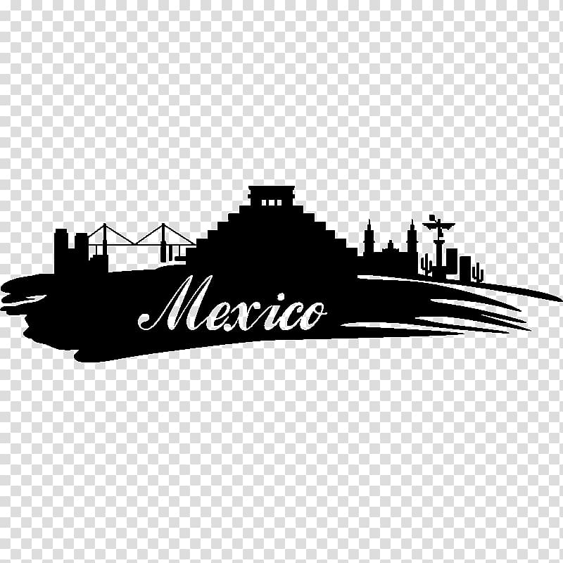 Mexico City Wall decal Sticker, design transparent background PNG clipart