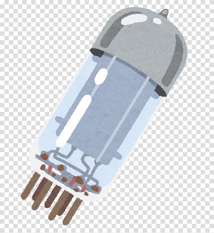 Vacuum tube Nutube いらすとや 増幅 Audio power amplifier, music Studio transparent background PNG clipart