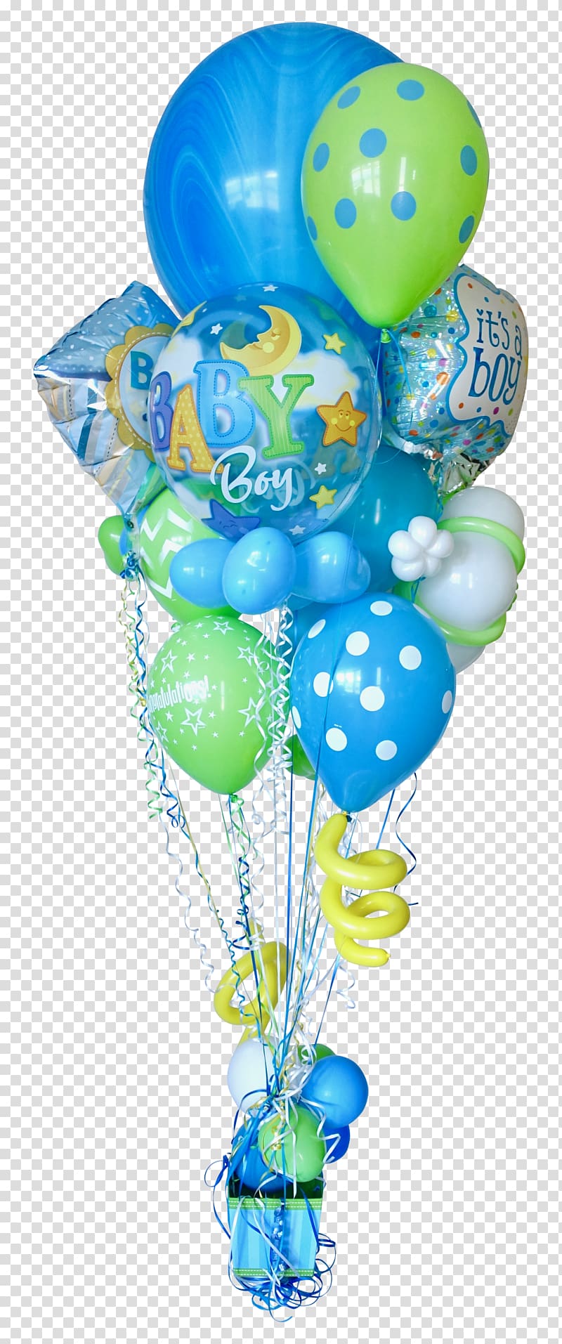 Toy Balloon Microsoft Azure Turquoise Party, its a boy transparent background PNG clipart