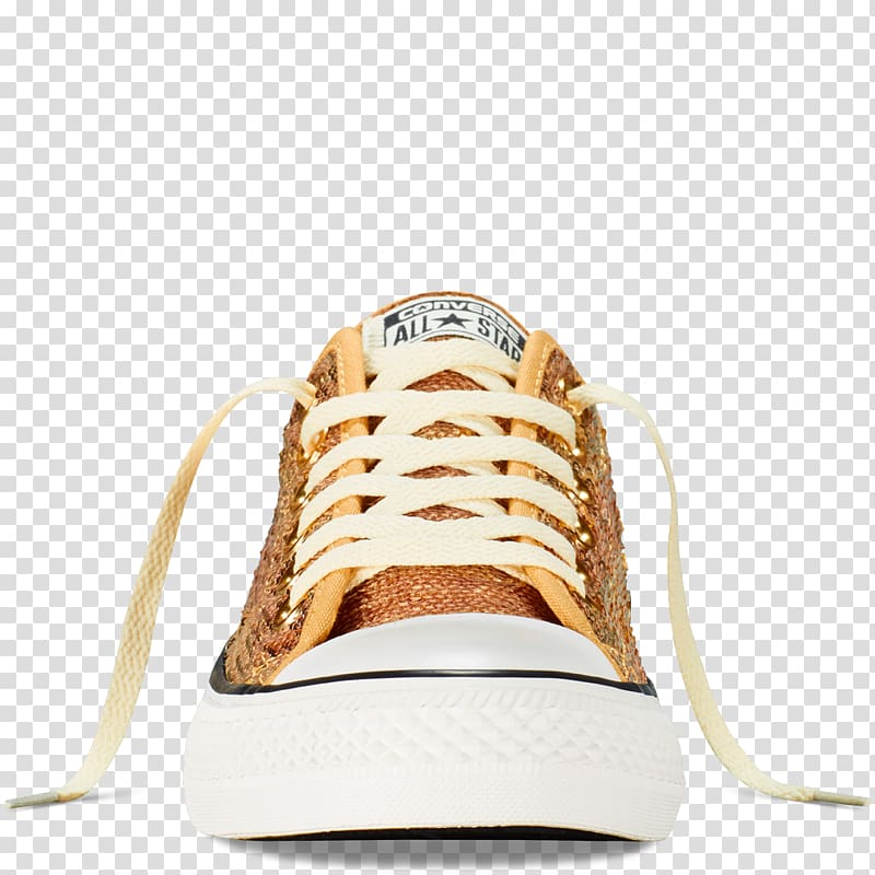 Sneakers Shoe Beige, gold sequins transparent background PNG clipart