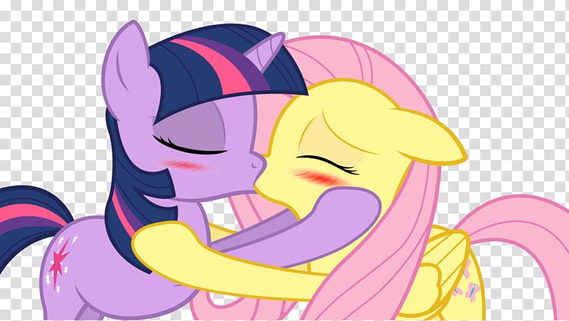 My Little Pony: Friendship is Magic, Season 2 Art My Little Pony: Friendship Is Magic, Season 6 Horse, fluttershy kiss transparent background PNG clipart