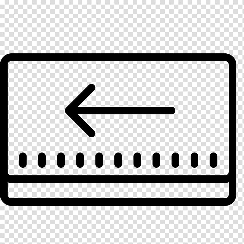 Computer keyboard Computer Icons Backspace Control key Font, 22 transparent background PNG clipart