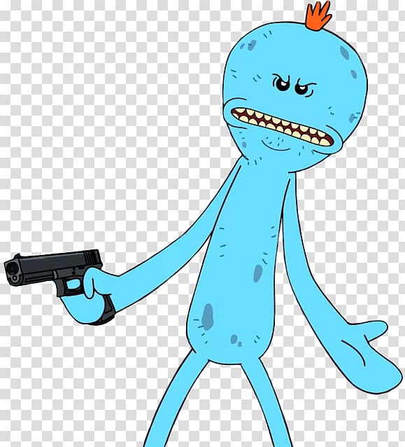 Meeseeks and Destroy Firearm YouTube Information Sticker, others transparent background PNG clipart