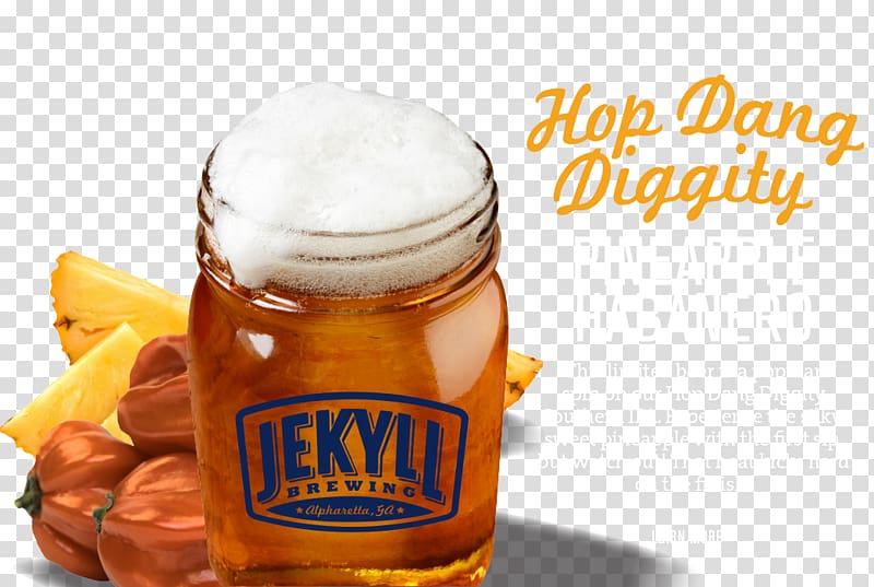 Beer Junk food Blond Ale Jekyll Brewing, Hop beer transparent background PNG clipart