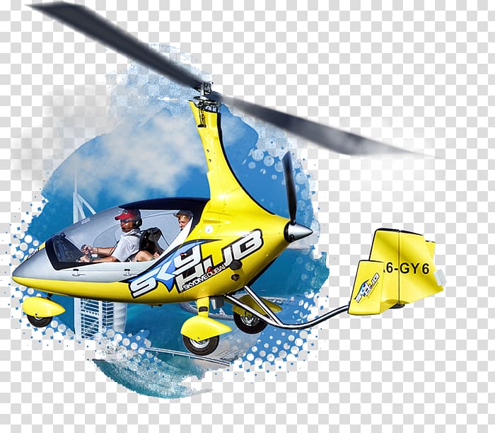 Flight Helicopter rotor Skydive Dubai–Al Ahli Pro Cycling Team Airplane Autogyro, dubai creek tower transparent background PNG clipart